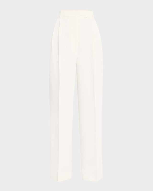 High-Rise Tailored Trousers